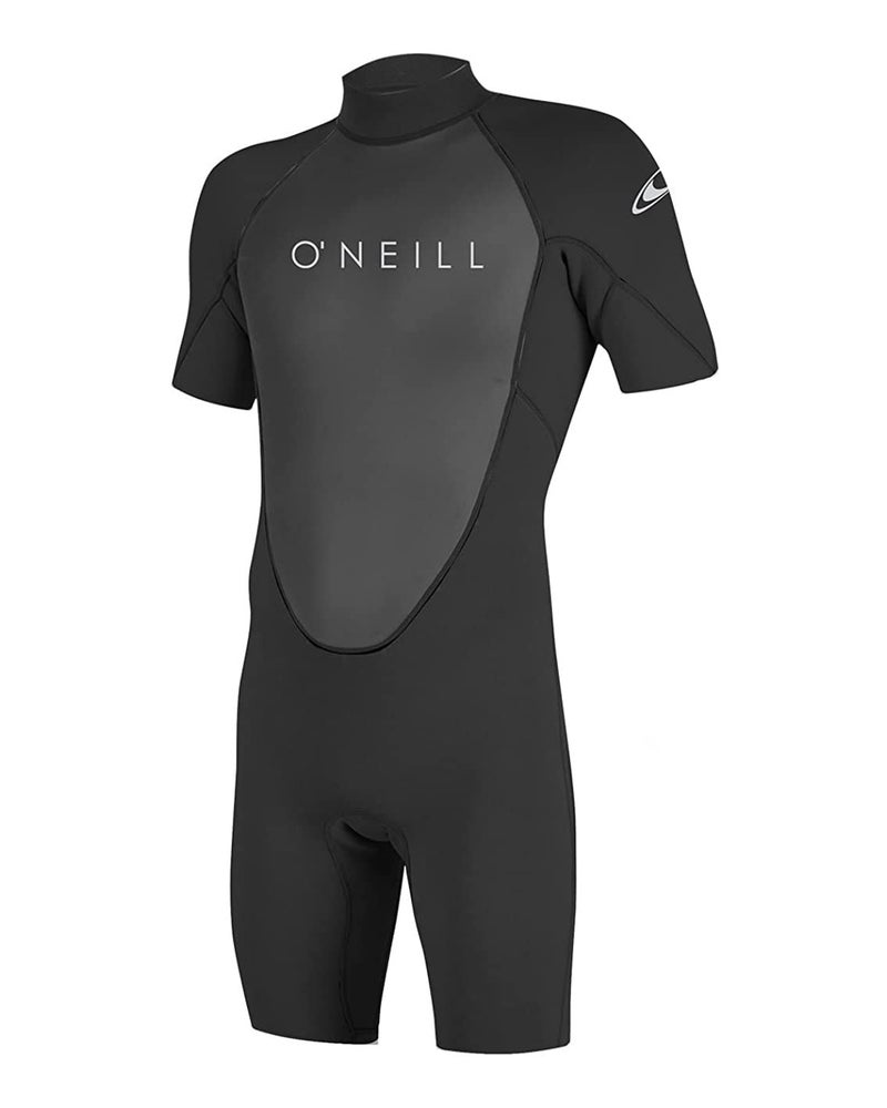 O'NEILL بدلة غوص قصيرة الأكمام للرجال من أونيل رياكتور-2 بسماكة 2 مم، أسود/أسود، XL - Image 1